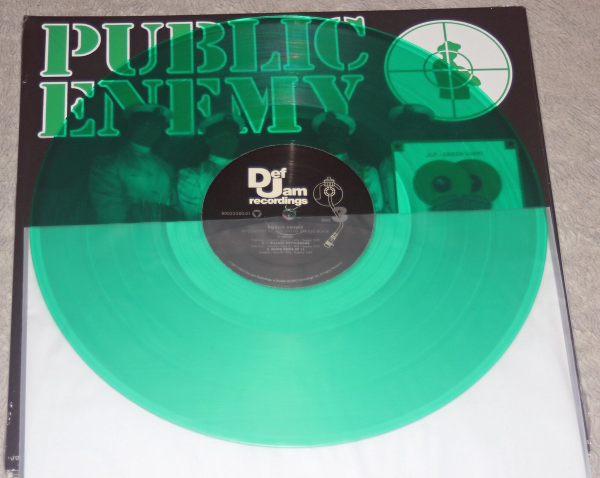 Public Enemy Apocalypse 91 Enemy Strikes Black 2xLP Green Vinyl