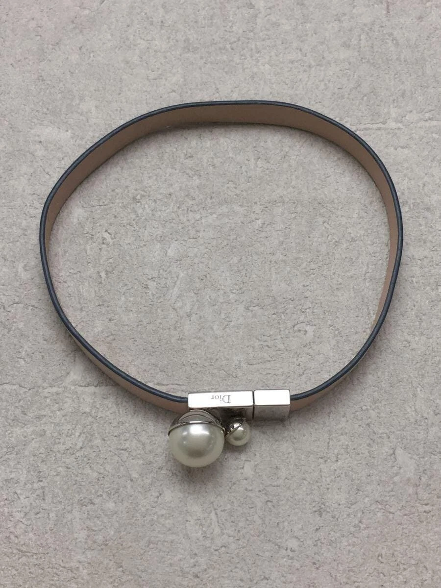 Christian Dior Bracciale Perle Girocollo Pelle Rosa Accessori Donna dal Giappone