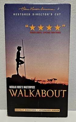 Walkabout - (VHS, 1971) Nicolas Roeg, Restored Director's Cut, Adventure Drama
