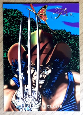 1994 Marvel Annual Flair Card 119 BONE CLAWS. Gratis neuer Toplader.