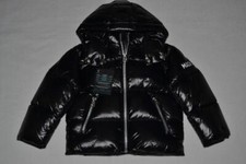 AUTHENTIC MACKAGE JESSE UNISEX Lustrous light down jacket 2-6 years BLACK NEW