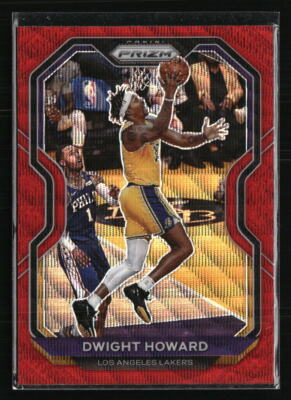Dwight Howard 2020 Panini Prizm Ruby Wave #175 Basketball Card