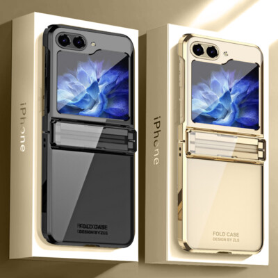 Handy Hülle für Samsung Galaxy Z Flip6 Flip5 Flip7 Stoßfeste Scharnier Hart Case
