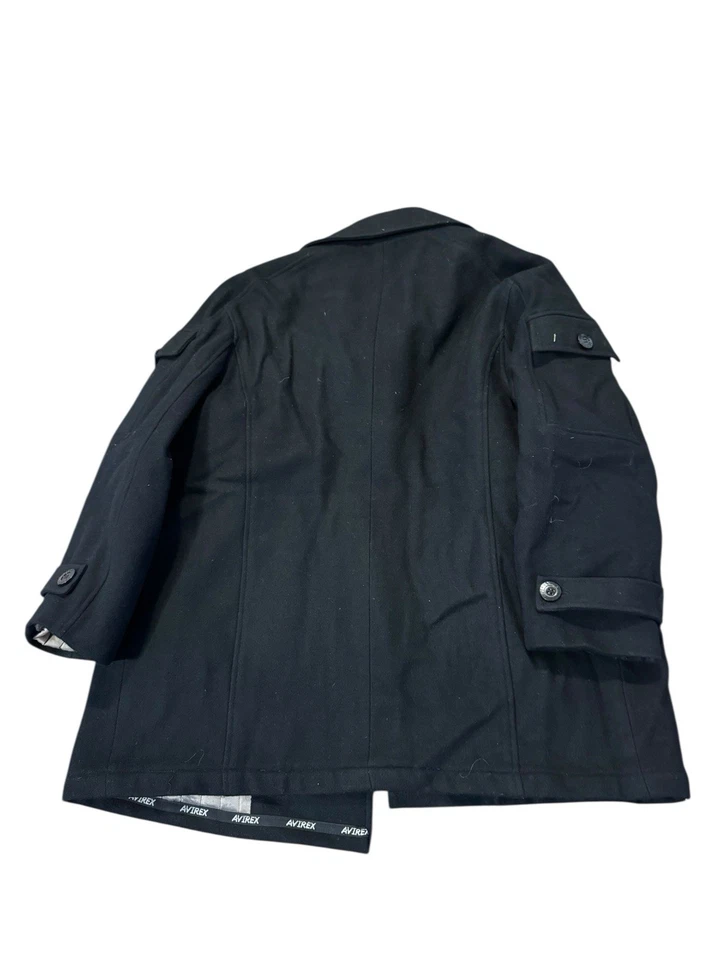 Vintage USA Jacket US Air Force Avirex Wool Pea Coat Casual See Measurements - Image 2 of 4