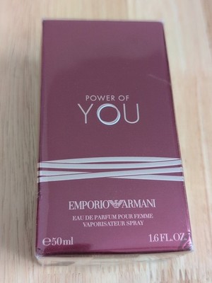 EMPORIO ARMANI POWER OF YOU EDP SPRAY POUR FEMME 50 ML NEW&SEALED  