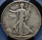 Photo of a 1919-S Walking Liberty Half Dollar from an eBay listing that sold on Jul 21, 2026