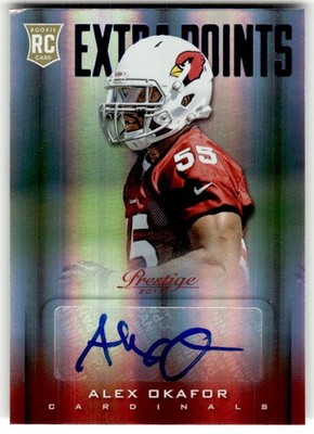 2013 Panini Prestige Alex Okafor Rookie Extra Points Red Signatures Rookie #206