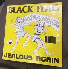 Black Flag ‎Jealous Again EP LP Vinyl Record  1980 SST 003 