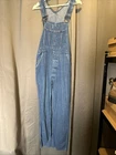 Dickies Dungarees Denim Blue Overalls Canvas Bib Mens Cotton Workwear Sz 32” 30”