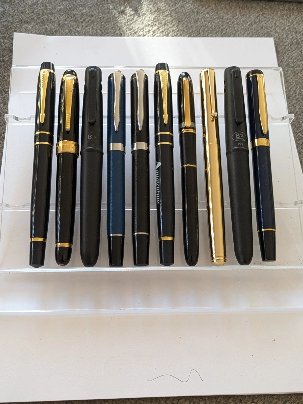 Vtg 10x Fountain Pen Lot - Steel Nibs - product detail image 11