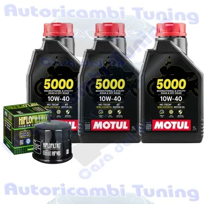 Entretien Huile Motul 5000 10W40 pour Yamaha XP530 Tmax Black Max Iron 2012> - Photo 1/4