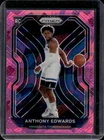 2020-21 Panini Prizm Anthony Edwards RC Pink Ice Prizm Rookie #258 Timberwolves