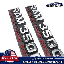 1994 1995 1996 1997 1998 For Ram 3500 Cummins Turbo Diesel Side Fender Emblems