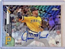 James Marvel 2020 Topps Chrome Rookie Refractor Auto #RA-JMA 404/499 Pirates