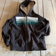 Hanna Andersson Kids Cozy Lined Hooded Zip-Up Jacket Size 130cm US 8