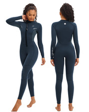 Seaskin Women s 2mm Navy Wetsuit Medium Neoprene Scuba Surf Swim Dive