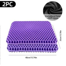Gel Seat Cushion for Office Chair, Wheelchair, Car Seat and Gaming Chair 2-Pack