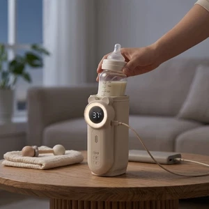 1 Portable Bottle Warmer Insulation Cover Fast Heating For Baby Feeding