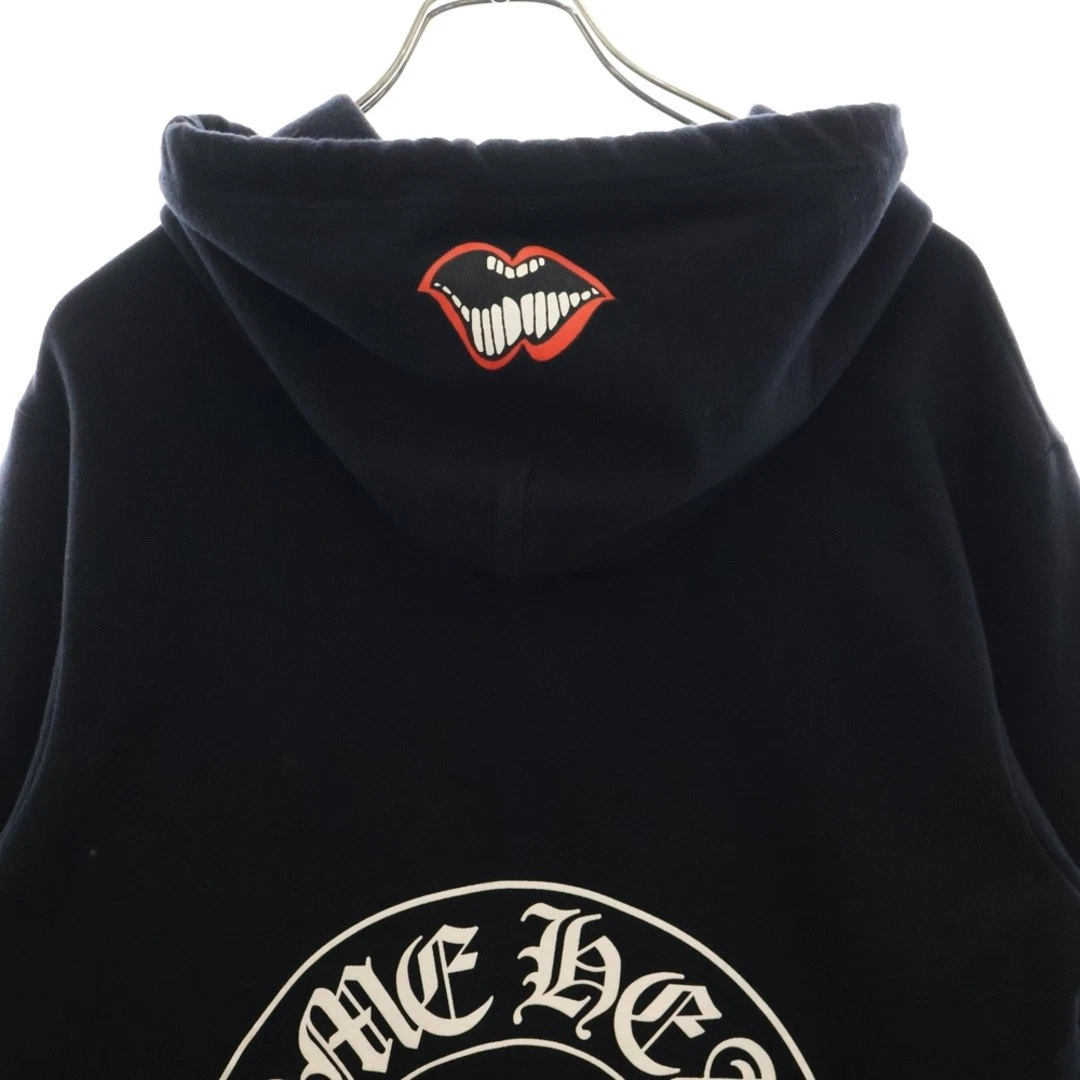 Felpa con cappuccio a ferro di cavallo CHROME HEARTS x Matty Boy Chomper nera usata 1c2