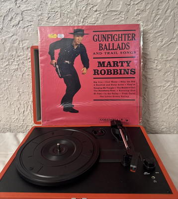 MARTY ROBBINS GUNFIGHTER BALLADS 6-EYE LP VINYL CL1349  1st Press Mono ERROR