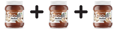 3 x OstroVit Creametto, Hazelnut - 350g (16,10 EUR/kg)