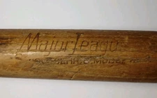 22" Rare Vintage 1940s Lou Gehrig Baseball Bat Diamond Sure Grip D76 NY Yankees