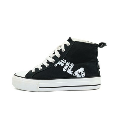 Fila Damen 177063641 Sneaker Schwarz Canvas High-Top High-Top-Sneaker EU 37