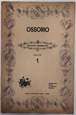 Ossorio - Michel Tapié (Edizioni d'Arte Fratelli Pozzo) [1961]