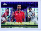 2025 Topps Chrome Tennis Purple Geometric Refractor Novak Djokovic #FAA-10