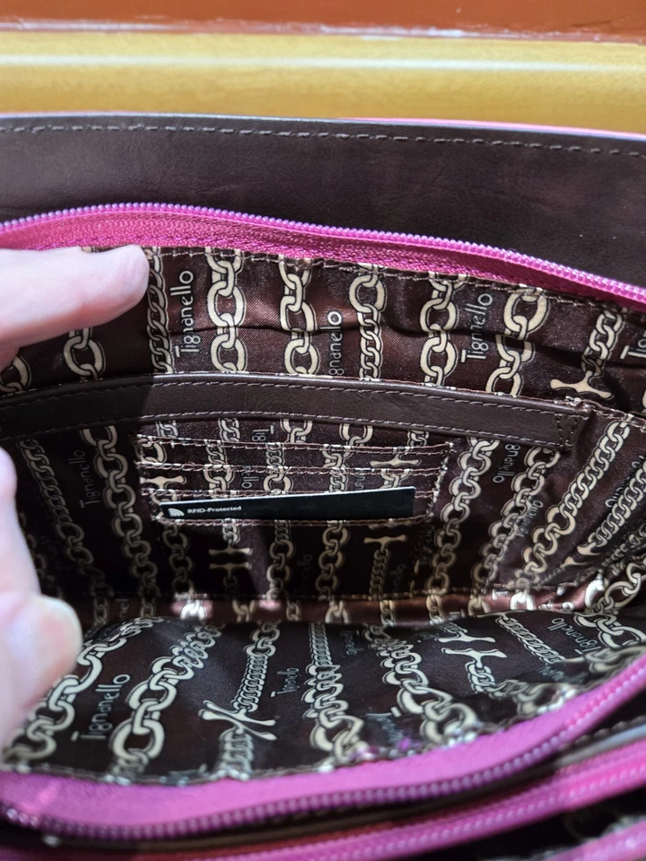 Bolso de cuero mediano Tignanello Foto 2 de 4