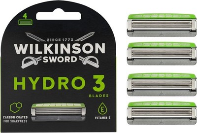 Wilkinson Sword Hydro 3 Ersatzklingen 4er Pack-Restposten