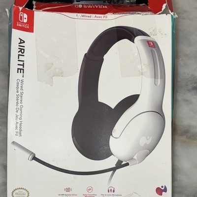 PDP AIRLITE Wired Stereo Gaming Headset Boom Mic Noise Cancel for Switch