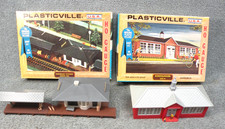2 HO Scale Building Kits in their original boxes - School House  Sub. Station