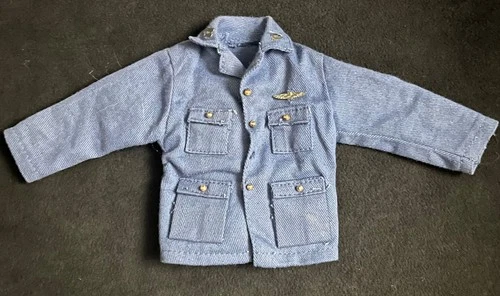 Vintage 1964 GI Joe Action Pilot Blue Dress Uniform Jacket