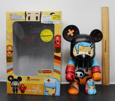 #ad TOKIDOKI SAHARA BEAR BLACK FYE SUNCOAST EXCLUSIVE 8 INCH QEE TOY2R $85.00