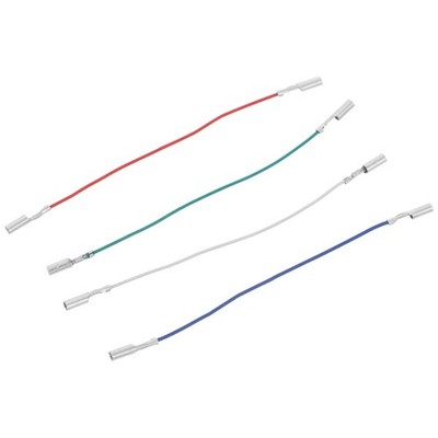  4 Stück Plattenspieler-Phonographenkabel   Ersatz-Tonabnehmerkabel  