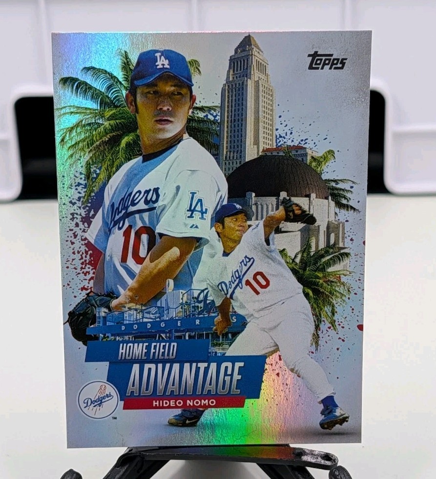 HIDEO NOMO 2025 TOPPS UPDATE #LHA-10 LEGENDARY HOMEFIELD ADVANTAGE SSP DODGERS