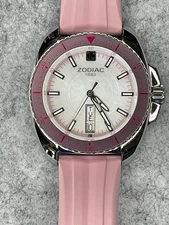 Zodiac Speed Dragon Watch - ZS5537 - MOP Dial, Pink Bezel & Band