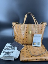 Authentic MCM Reversible Liz Shopper Visetos ...