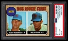 NOLAN RYAN 1968 TOPPS MILTON BRADLEY BASEBALL ROOKIE CARD #20 PSA 4 VG-EX HOF