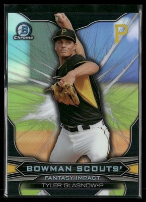 2015 Bowman Draft #BSI-TG Tyler Glasnow Bowman Scouts' Fantasy Impacts
