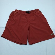 Columbia Shorts Mens Medium Red Swimwear Mesh Lined Belted