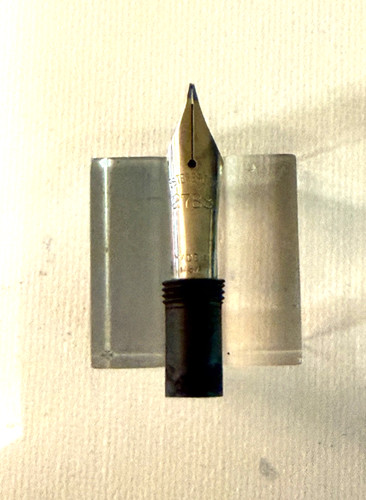 1940s Esterbrook 2788 Flexible Medium fountain pen nib only with Flat Feed