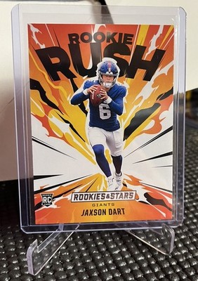 2025 Panini Rookies & Stars - Rookie Rush Jaxson Dart #6 (RC) New York Giants