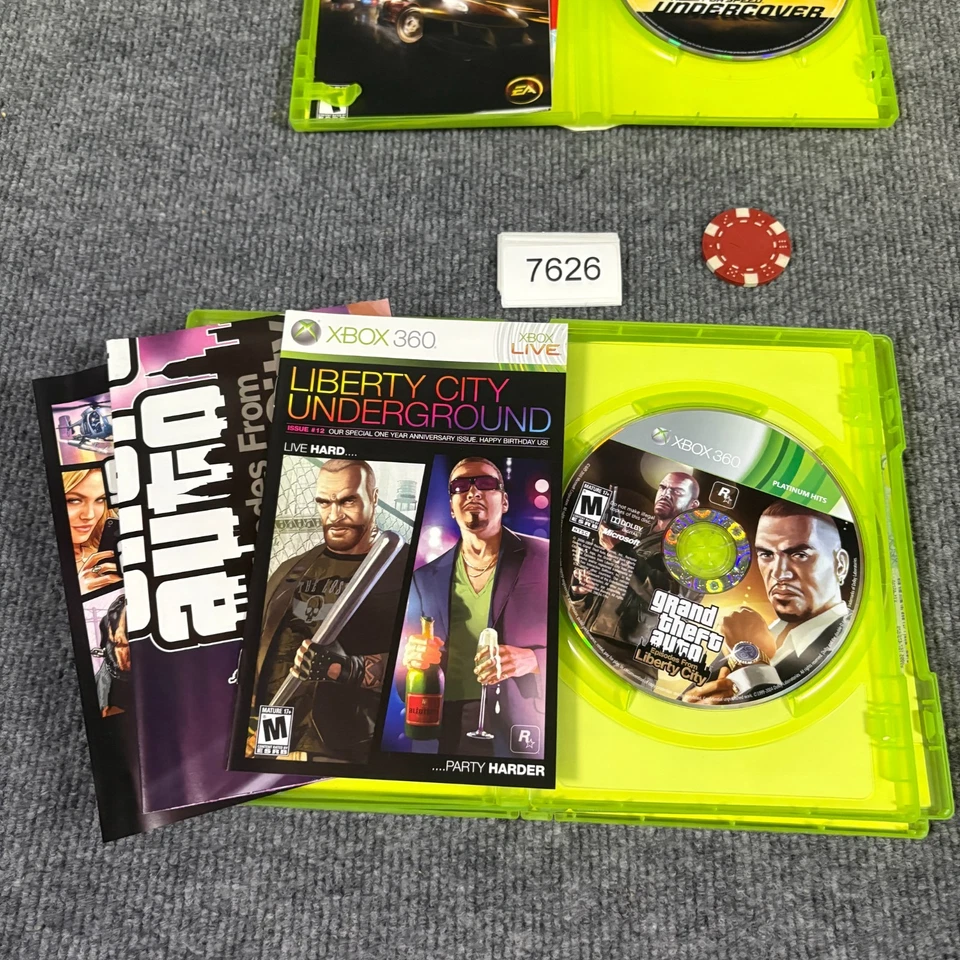 Lote de videojuegos GolldenEye 007 recargado GTA Liberty City Army of Two Xbox 360 en muy buena condición Foto 4 de 4