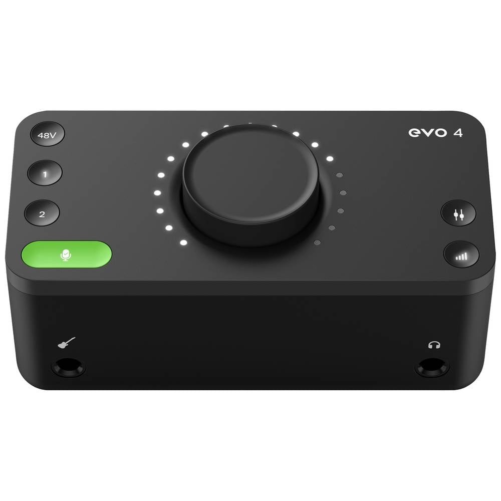 Interface audio Audient EVO 4 avec fonction Smartgain automatique pour gain micro