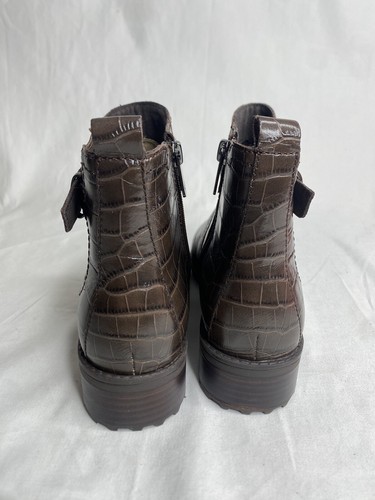 New Easy Spirit Martha Stewart Brown Rae Ankle Booties Size 8M - 第 5/10 張圖片