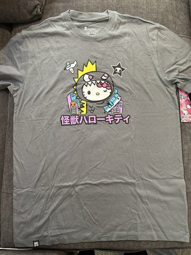 NWT Tokidoki Hello Kitty Monster T-shirt Shirt Mens Large - 第 1/2 張圖片