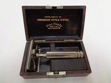 Vintage Ever Ready Mahoganite Rare Safety Razor Ambassador Hotel Giveaway
