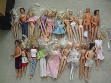 Lot of 22 Vintage to Modern Barbie and Friends Dolls in Some Clothes